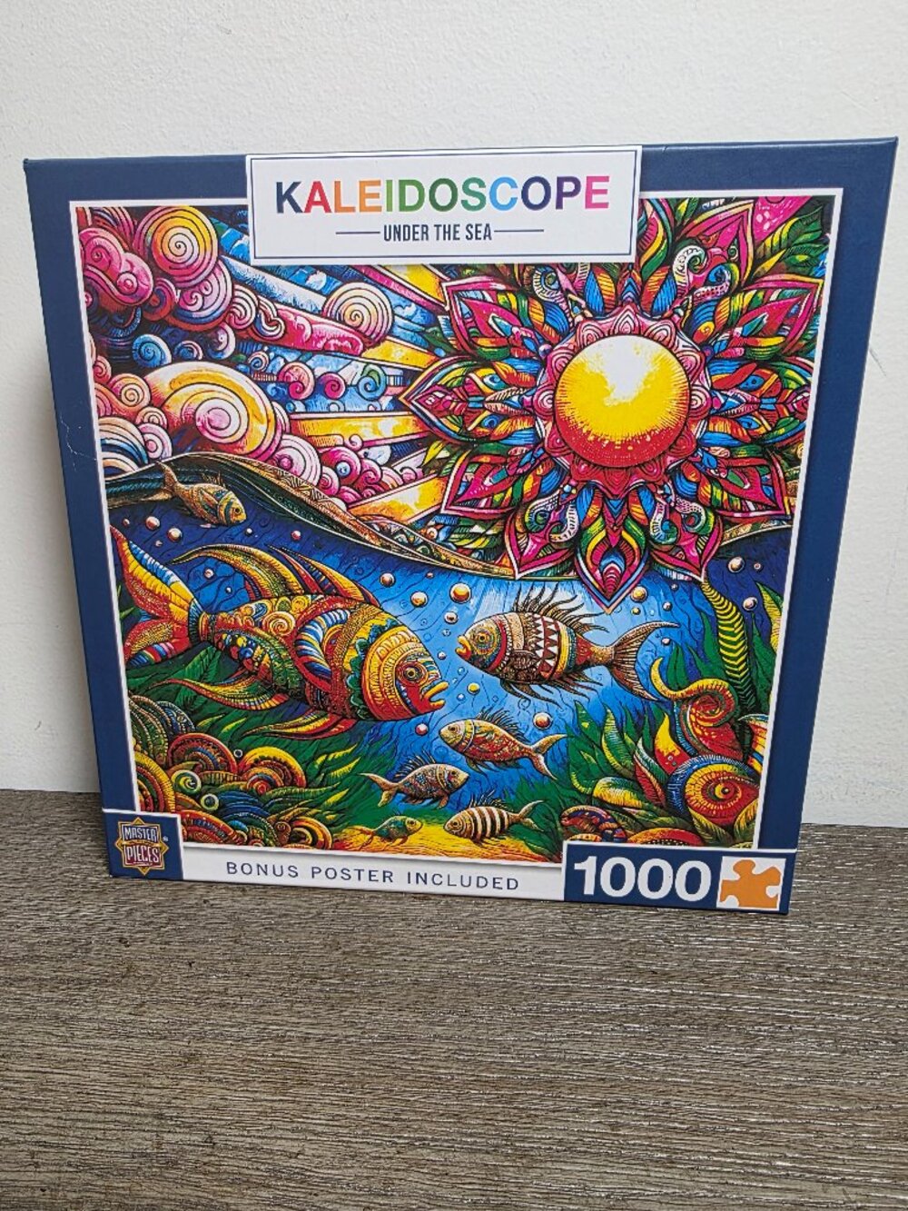 Kaleidoscope Under the Sea - 1000 Piece Jigsaw Puzzle by Master Pieces EUC